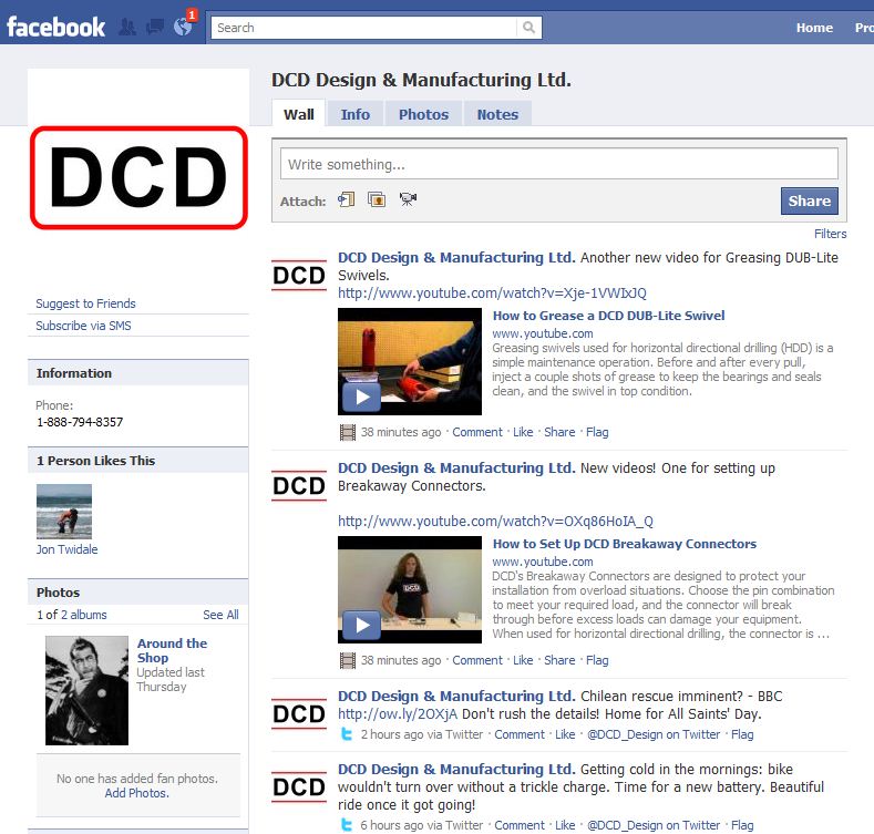 DCD Facebook Page
