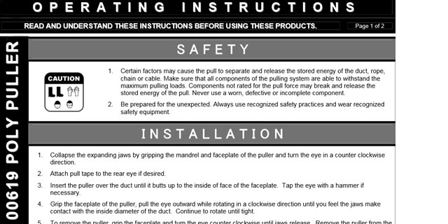 Operating Instructions